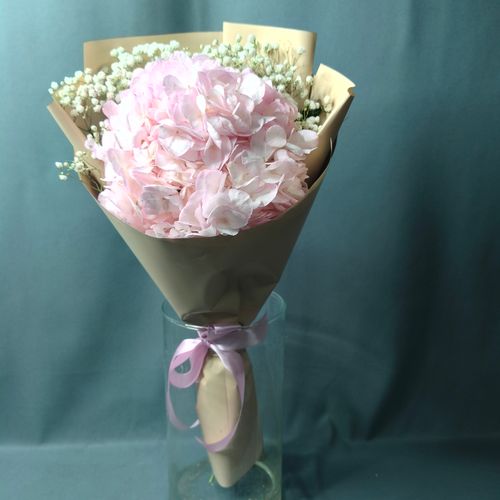 Фото флориста 2: Розовые гортензии