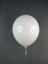 Фото флориста 1: Шар с гелием, 30 см, белый, пастель