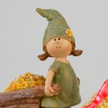 Маленькое фото 4: Сувенир «Мальчик/Девочка» (полирезин), H13,5х10,2х6,3см, зеленый