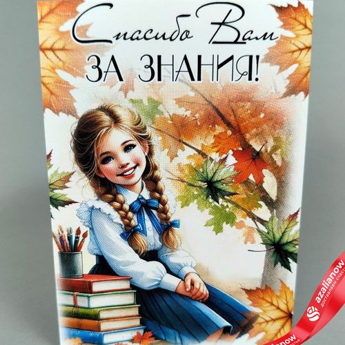 Открытка «Спасибо Вам за знания», 7х10 см