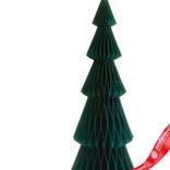 Маленькое фото 2: Сувенир «Елочка» (бумага), D13,5х35см, темно-зеленый