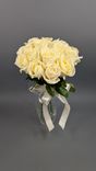 Фото флориста 1: 15 белых роз, Россия, 40см