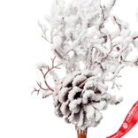 Маленькое фото 4: Ветка кедровая заснеженная, 36см