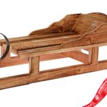 Маленькое фото 3: Сувенир «Санки» (дерево), 16х47х18, натуральный