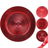 Маленькое фото 1: Поднос (пластик), D33см, в асс., красный