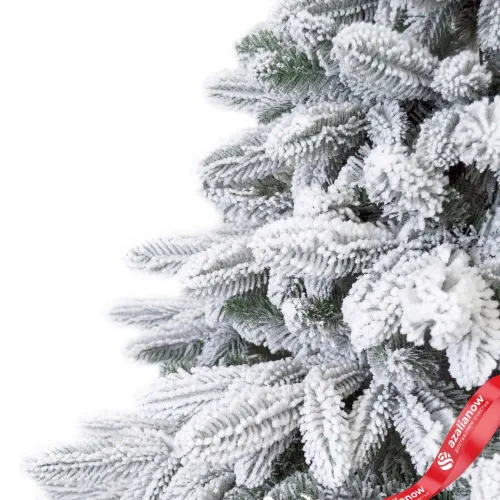 Фото 3: Ель искусственная заснеженная «Ленинградская» (PVC+PE), 3м, белый