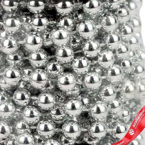 Фото 3: Гирлянда «Бусы» в катушке, 5мх8мм, серебряный