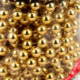 Маленькое фото 3: Гирлянда «Бусы» в катушке, 5мх8мм, золотой
