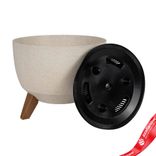 Маленькое фото 3: Кашпо «Roma ECO» на ножках (пластик), D29xH23, 9,3л., белый