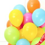 Маленькое фото 2: Композиция из 18 шаров с гелием, 30 см, ассорти