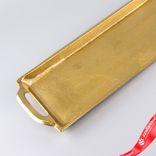 Маленькое фото 5: Поднос (металл), 55х13xH3см, золотой