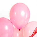 Маленькое фото 5: Композиция из 5 шаров с гелием, 30 см, розовый