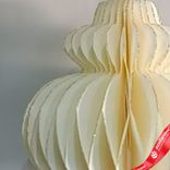 Маленькое фото 4: Украшение подвесное «Юла» (бумага), D8х10см, кремовый