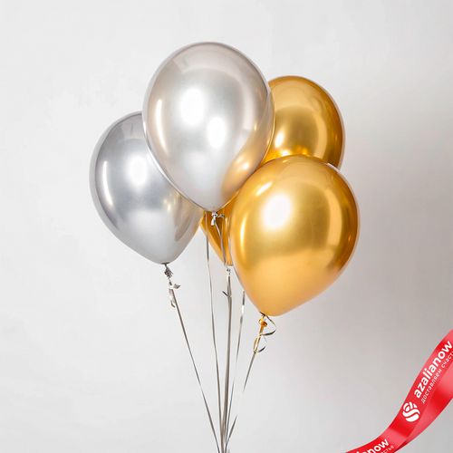 Композиция из 5 шаров с гелием, 30 см, вар.13