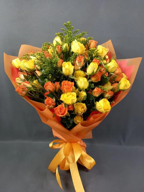 Фото флориста 2: Кустовые розы