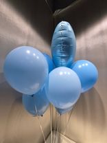 Фото флориста 1: Композиция из шаров «Голубые мечты»