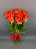 Фото флориста 5: 11 коралловых роз 60 см, Россия