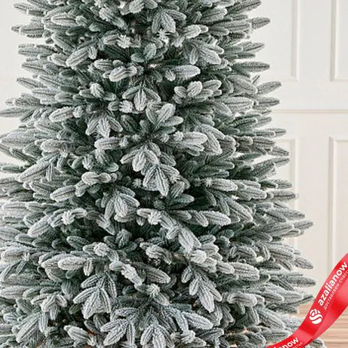 Фото 3: Ель искусственная заснеженная «Cамарская» (PE), 2,1м, белый