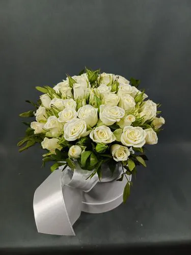 Фото флориста 6: Белые розы