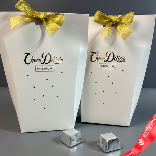 Фото 4: Набор конфет Choco Delicia в темном шоколаде «Пралине Миндаль», 220гр.. Сервис доставки цветов AzaliaNow