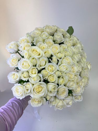 Фото флориста 5: Белые розы