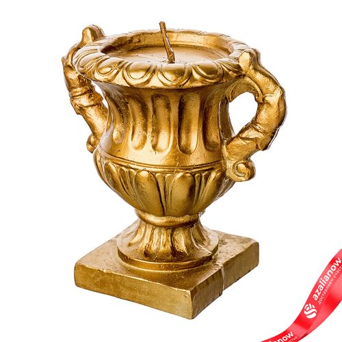 Свеча «Кубок» (парафин), 13,5хН13см, золотой