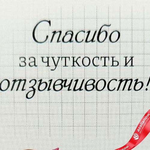 Фото 5: Открытка «Спасибо за чуткость и отзывчивость», 7х10 см