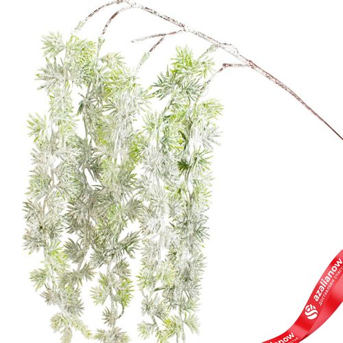 Фото 2: Ветка заснеженная, H69 см, зеленый