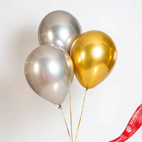 Композиция из 3 шаров с гелием, 30 см, вар.8