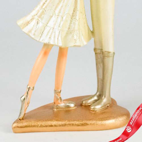 Фото 5: Сувенир «Пара» (полирезин), Н25,5х11х7,5см, золотой