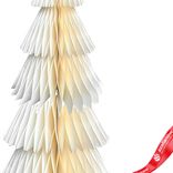 Маленькое фото 3: Сувенир «Елочка» (бумага), D13,5х35см, кремовый