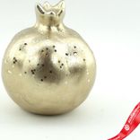 Маленькое фото 3: Сувенир «Гранат» (керамика), Н11х10х9,5см, золотой