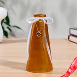 Маленькое фото 2: Ваза "Волшебные мгновения" золотой d-3,5см 7,5(дно)х15см. Сервис доставки цветов AzaliaNow