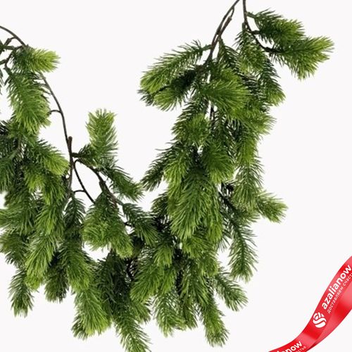 Фото 5: Гирлянда еловая, 170см, зеленый