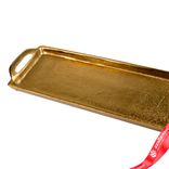 Маленькое фото 5: Поднос (металл), 65х13xH3см, золотой
