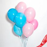 Маленькое фото 1: Композиция из 7 шаров с гелием, 30 см, вар.16