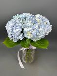 Фото флориста 2: Букет из 5 голубых гортензий