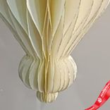 Маленькое фото 5: Украшение подвесное «Юла» (бумага), D9,5х15см, кремовый