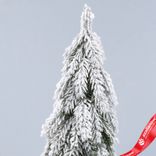 Маленькое фото 4: Ель искусственная заснеженная, Н60х20х20см, зеленый/белый