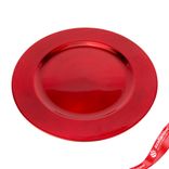 Маленькое фото 1: Поднос (пластик), D33см, красный
