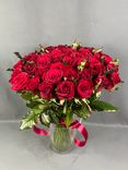 Фото флориста 1: 51 красная роза премиум класса