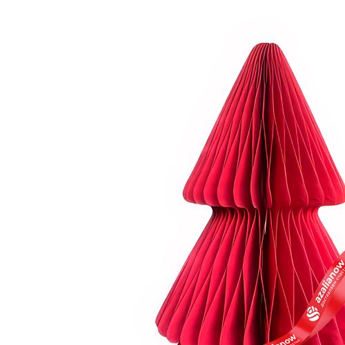 Фото 4: Сувенир «Елочка» (бумага), D20х30см, красный