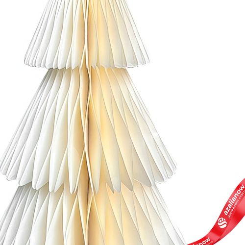 Фото 3: Сувенир «Елочка» (бумага), D20х30см, кремовый