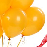 Маленькое фото 5: Композиция из 10 шаров с гелием, 25 см, лимонный пастель