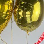 Маленькое фото 5: Композиция из 3 шаров с гелием «Комбо», золотой