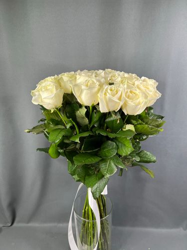 Фото флориста 3: Премиум белые розы