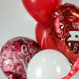 Маленькое фото 4: Композиция из 5 шаров с гелием «С Днем Рождения - Ты Лучшее в Моей Жизни»