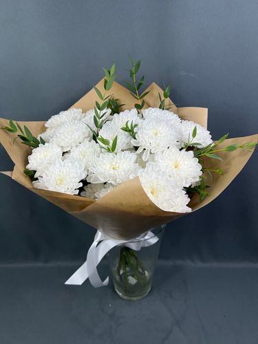 Фото флориста 1: Пионы и хризантемы