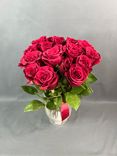 Фото флориста 2: 15 красных роз 40 см, Россия