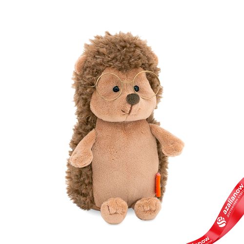 Игрушка м/н «Ежик Колюнчик в очках» в подарок, 20см, коричневый